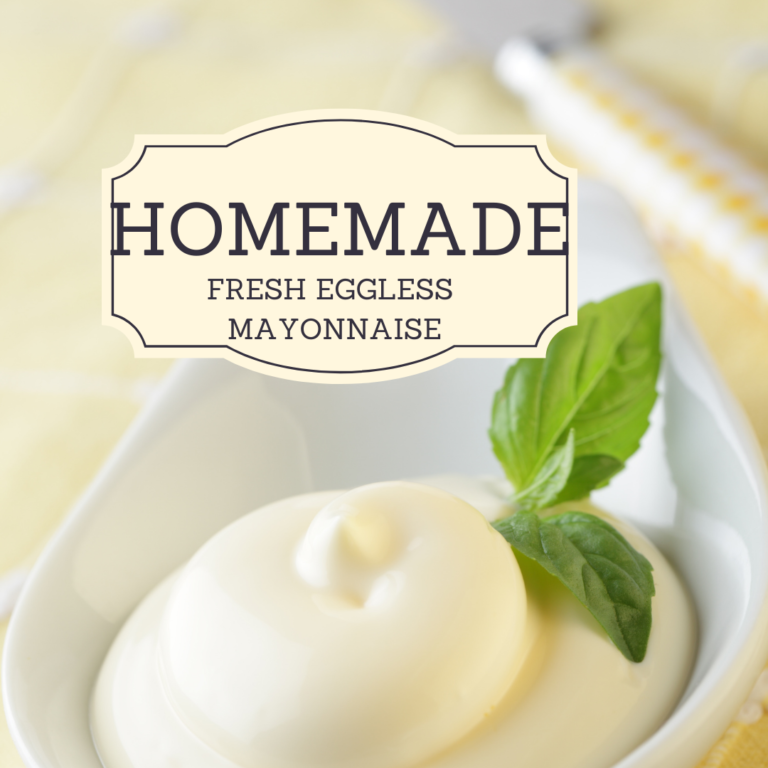 How to Make a Tasty, Eggless Mayonnaise.