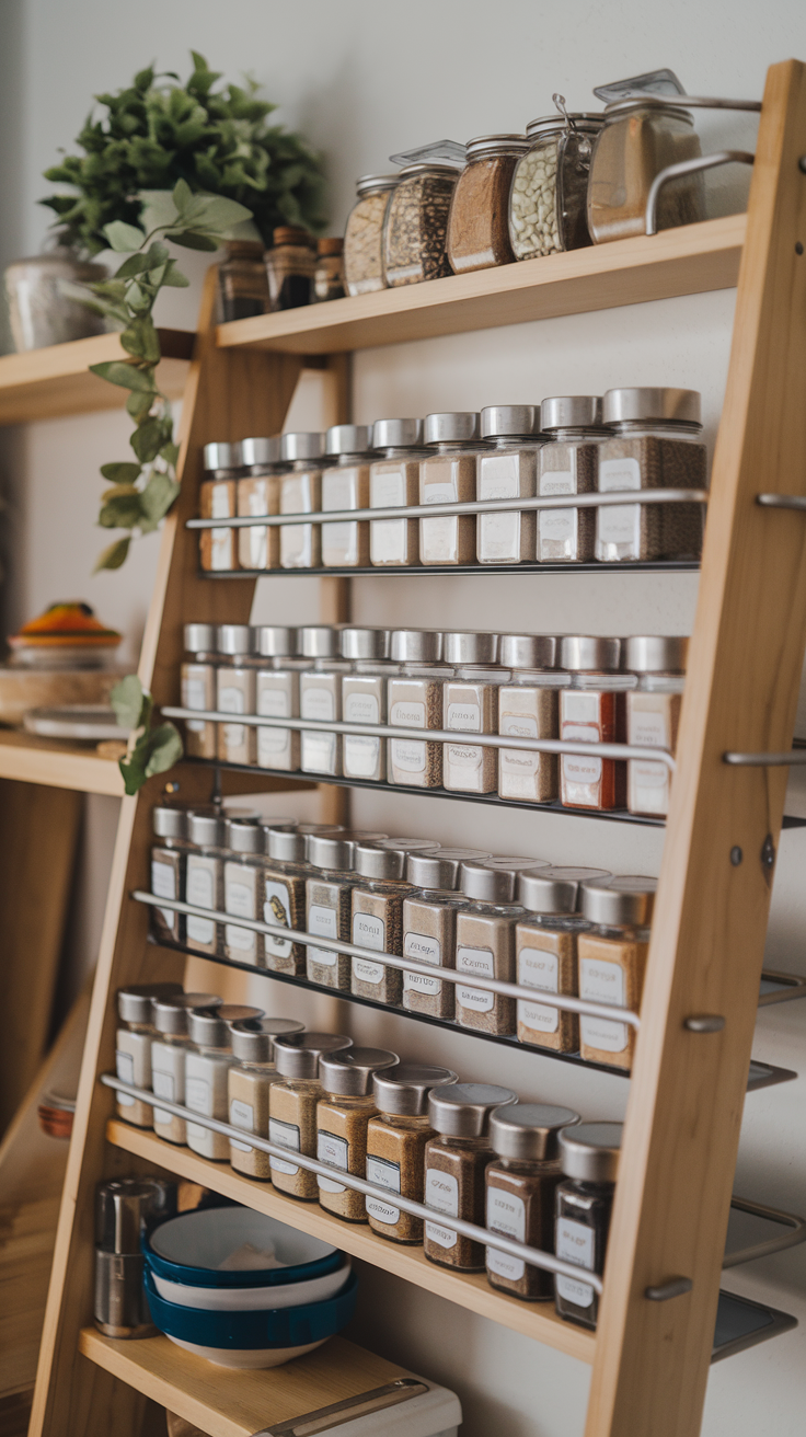 See Good Housekeeping Kitchen Spice Organisation Ideas.