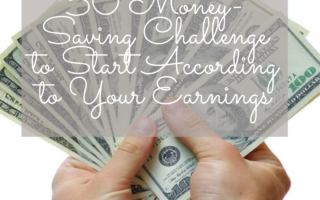 50 Money-Saving Challenge to Start According to Your Earnings
