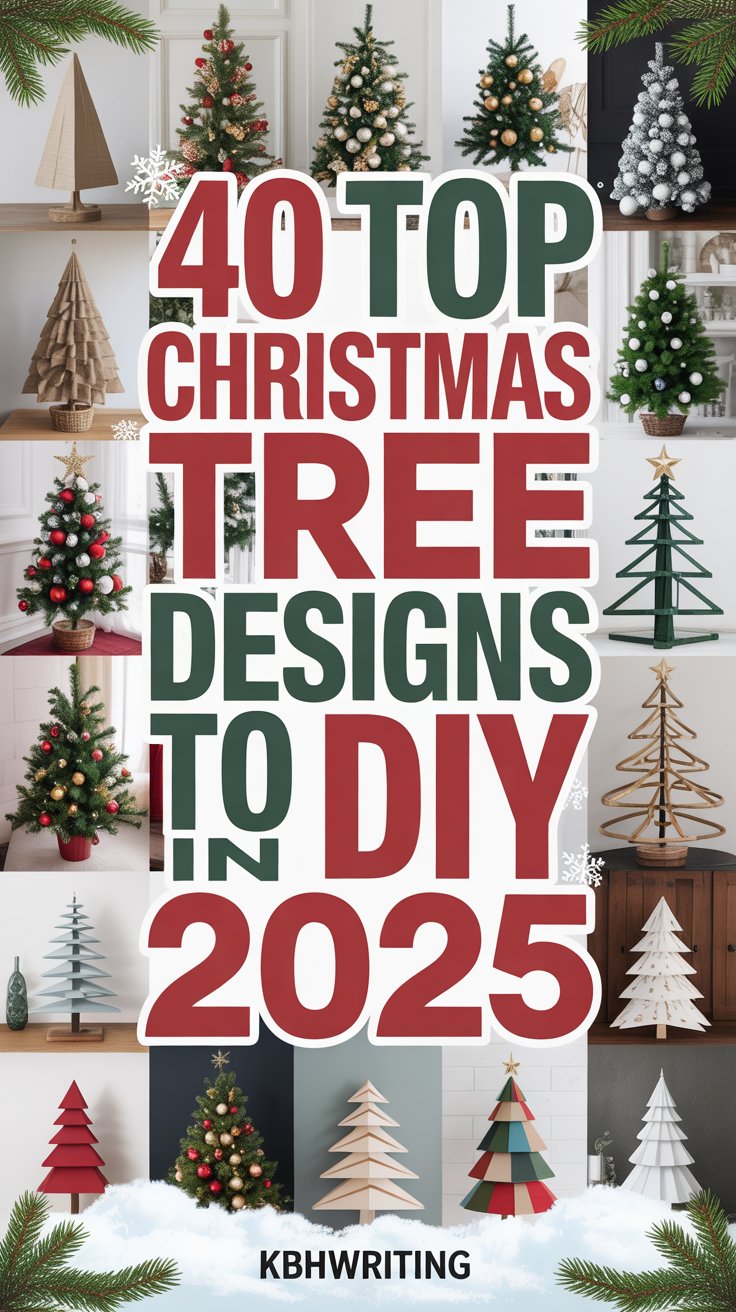 40 Top Christmas Tree Designs to DIY In 2025