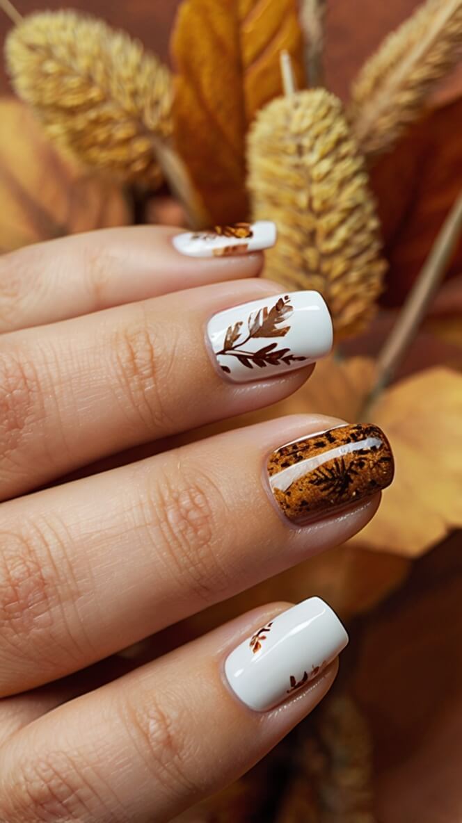 30 Really Cute Thanksgiving Nail Ideas You Should Try Right Now!