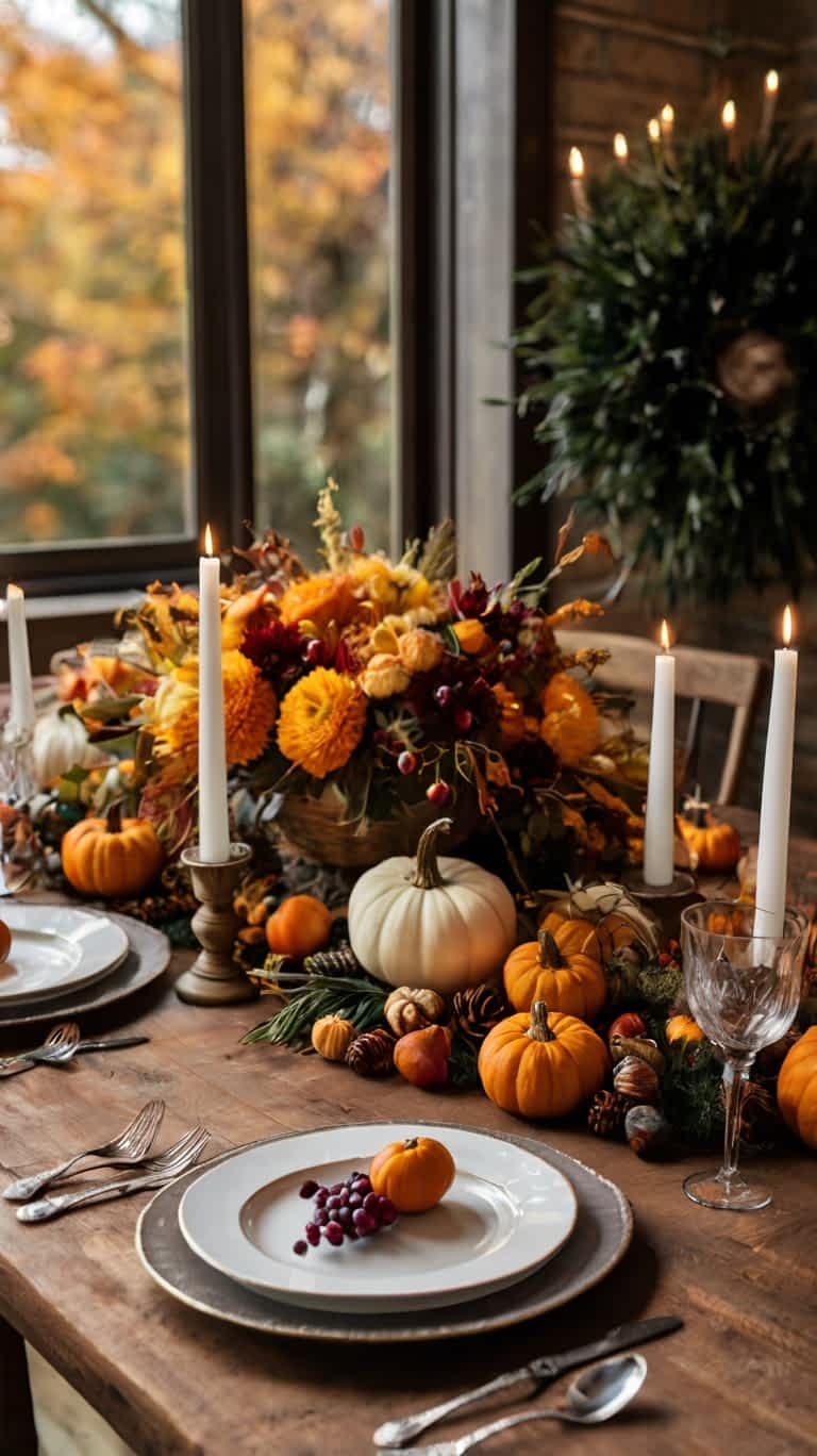 15 Cute Thanksgiving Table Decoration Ideas