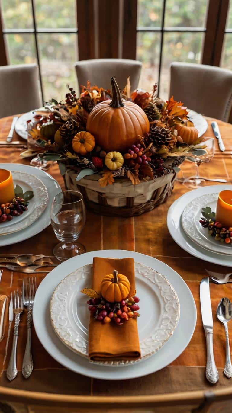 15 Cute Thanksgiving Table Decoration Ideas