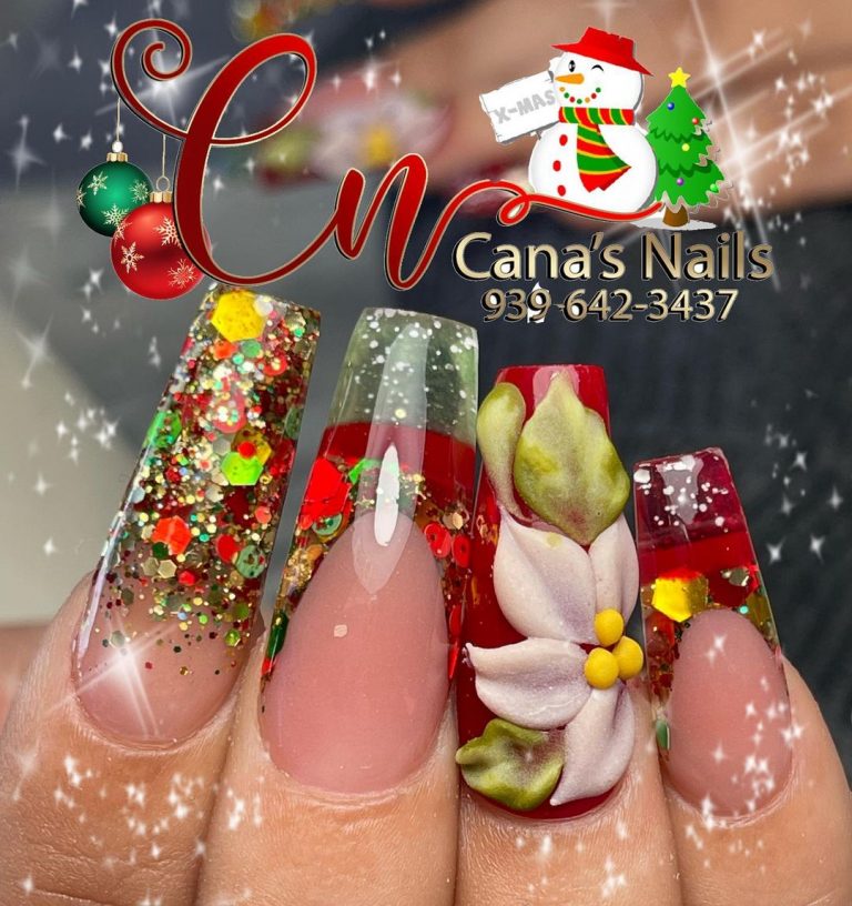 30 Gorgeous Christmas Nails Acrylic