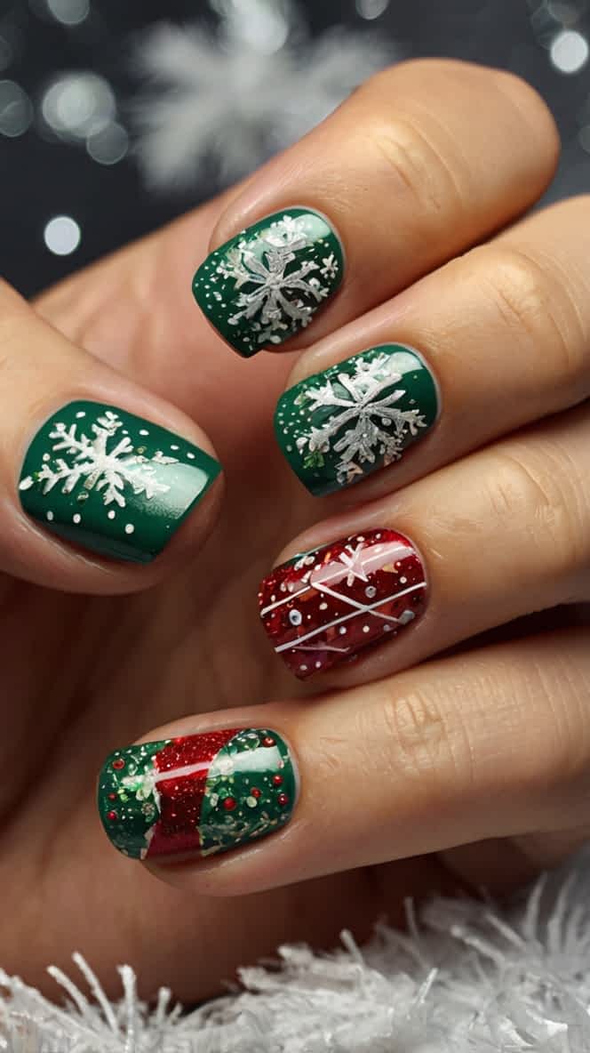 30 Gorgeous Christmas Nails Acrylic