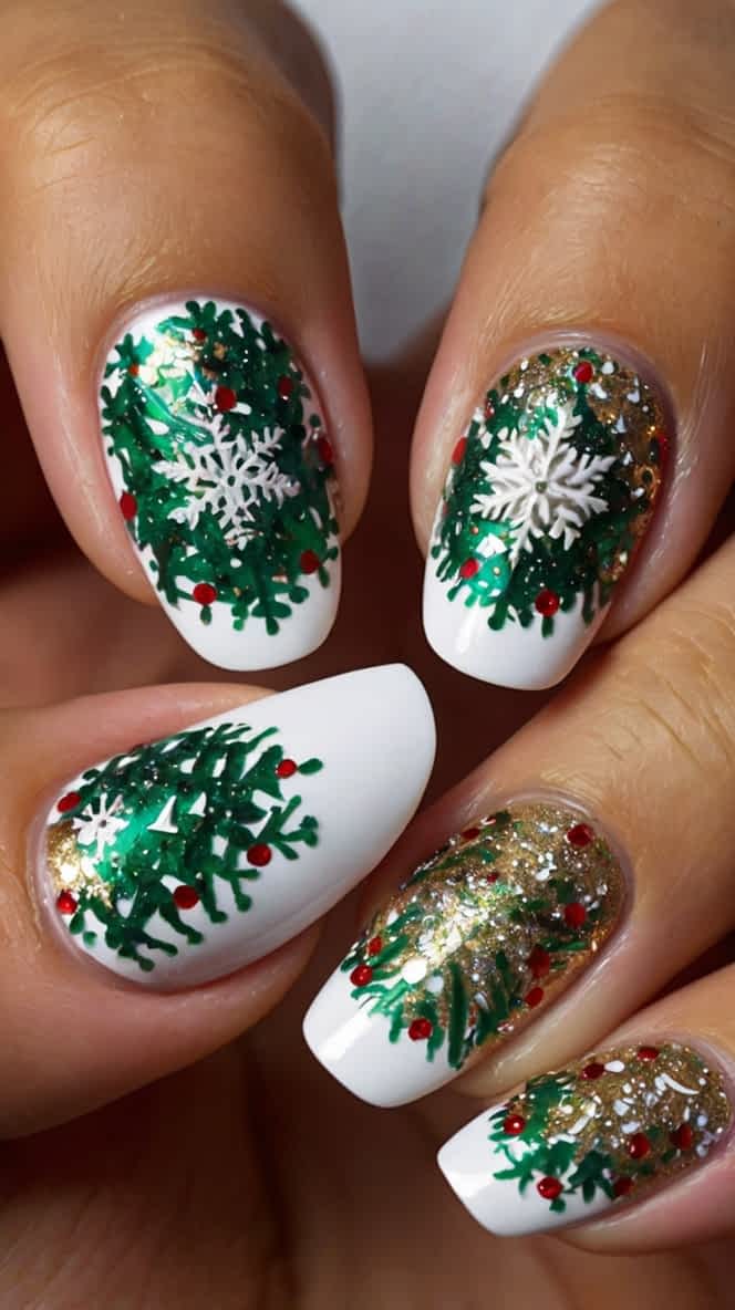 30 Gorgeous Christmas Nails Acrylic