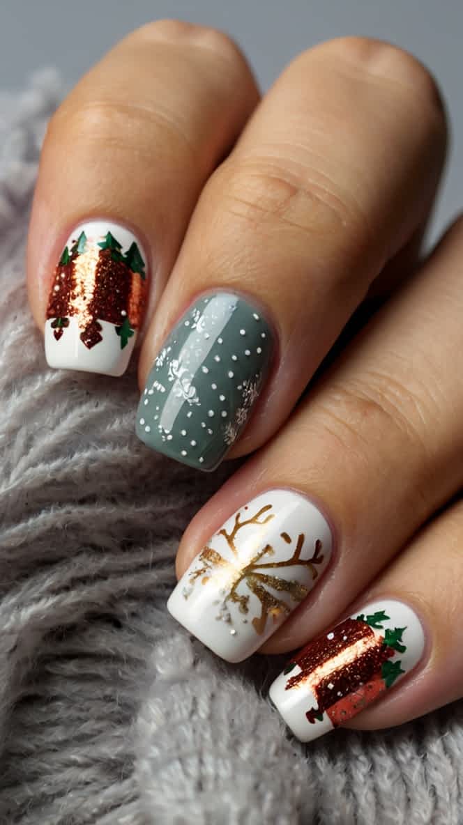 30 Gorgeous Christmas Nails Acrylic