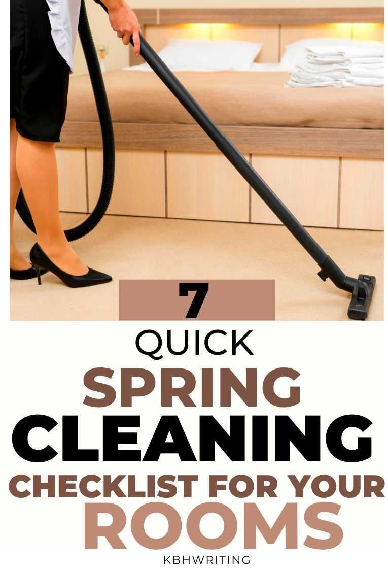 7 Spring Cleaning Checklist For Your Rooms (Deep Clean All Your BedRooms Fast)