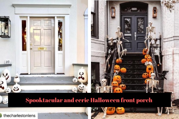 Eerie & Spectacular Halloween Front Porch