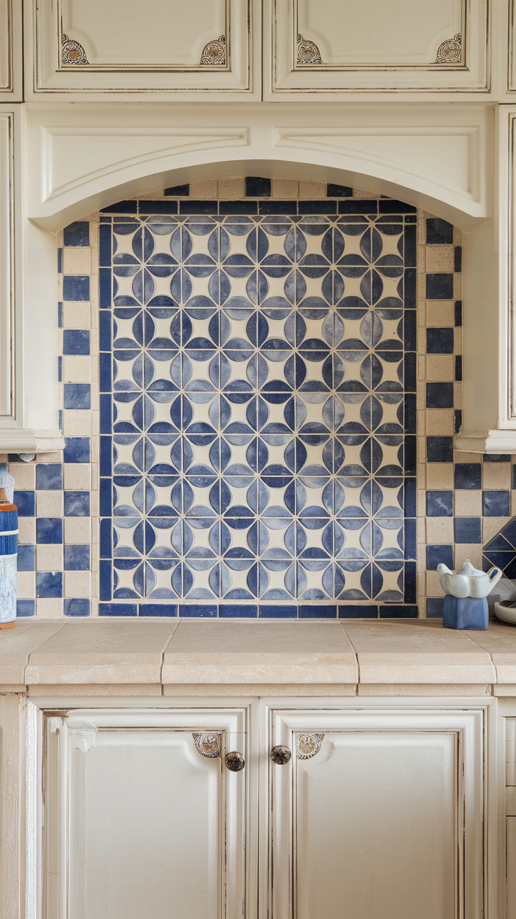 Gorgeous Patterned Tile Backsplash Kitchen Ideas