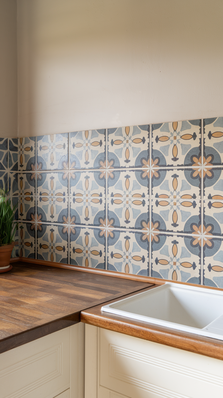 Gorgeous Patterned Tile Backsplash Kitchen Ideas