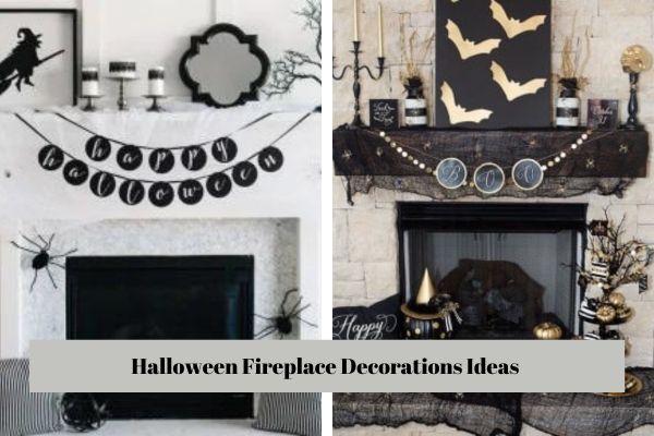 Halloween Fireplace Decorations Ideas