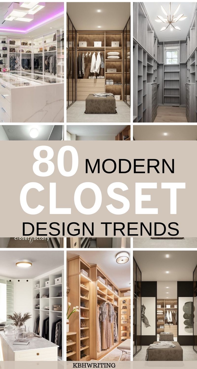 Modern & Classy Closet Design Ideas