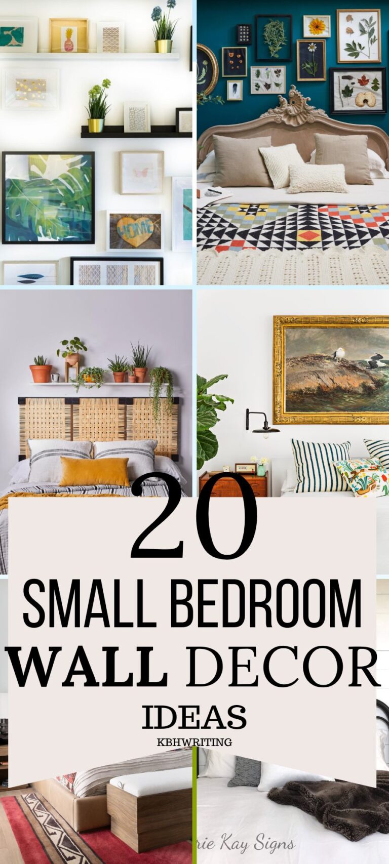 20 Wall Decor Ideas For Small Bedrooms