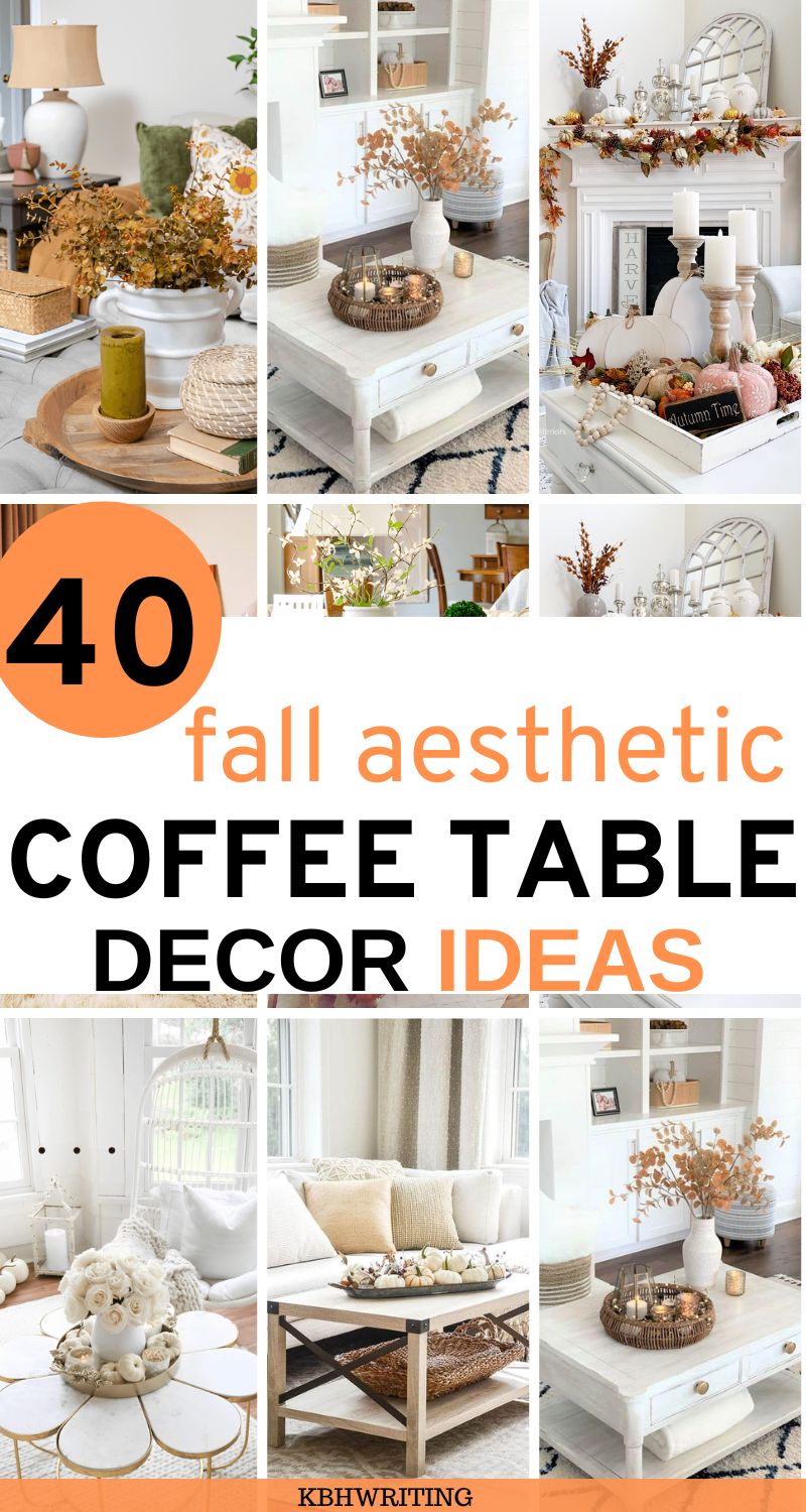 Fall Coffee Table Décor