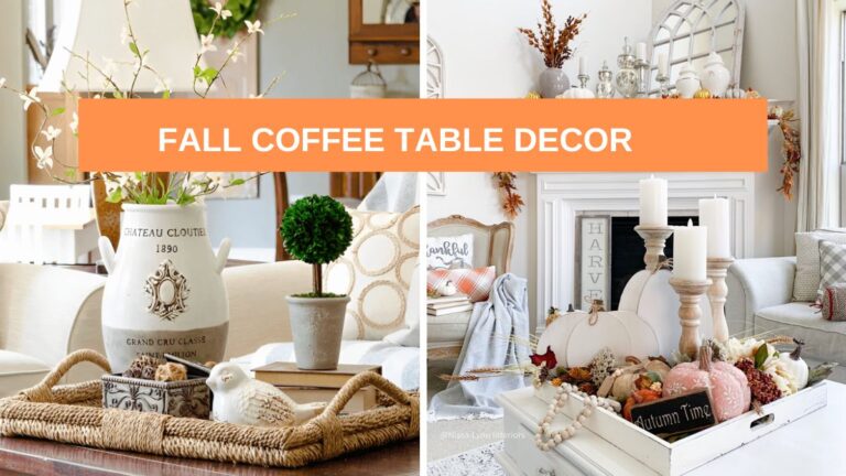 Fall Coffee Table Décor