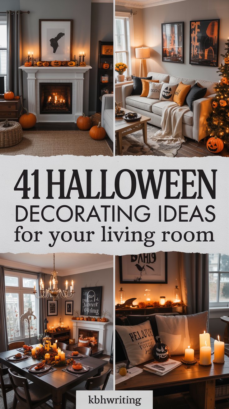 40 Halloween Decorating Ideas For Your Living Room