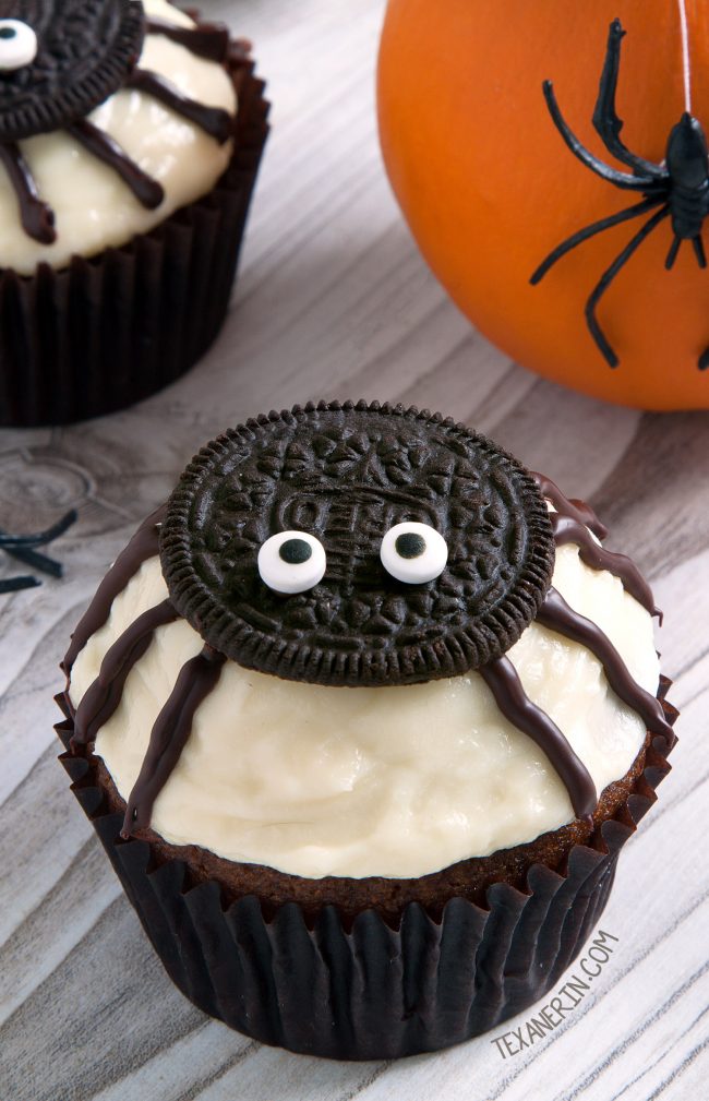 Spider Cupcakes for Halloween Texanerin Baking