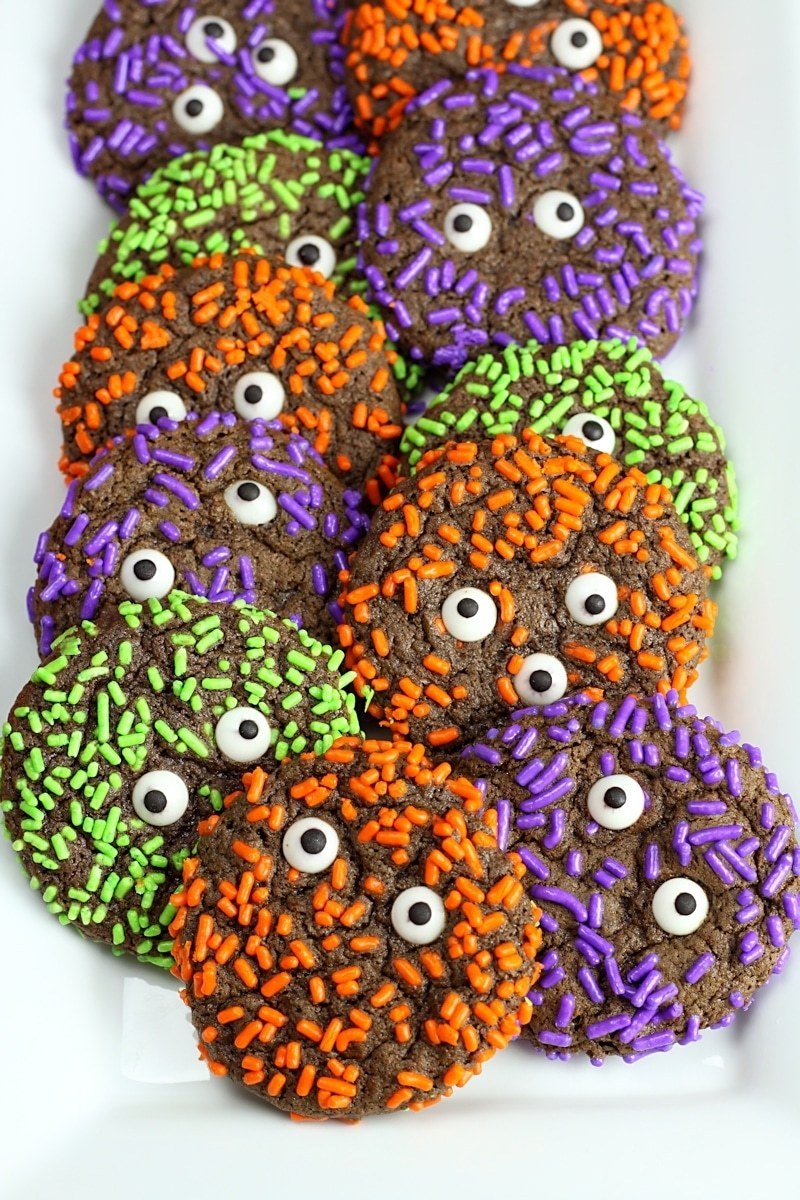 Chocolate Sprinkle Monster Cookies The Toasty Kitchen