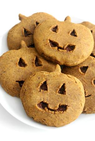 homemade little debbie pumpkin delights cookies. Halloween snacks.