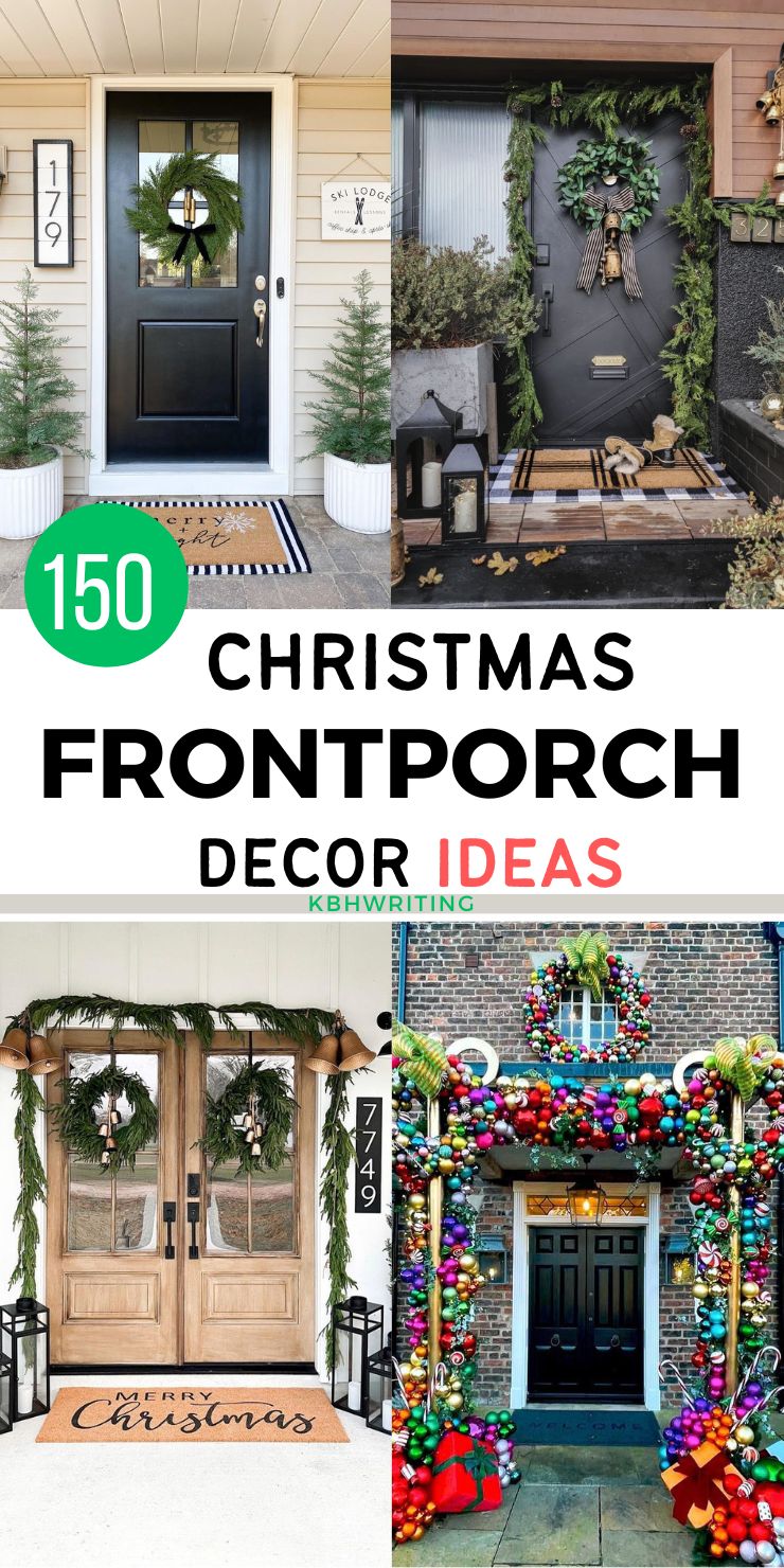  Christmas Front Porch Decor Ideas