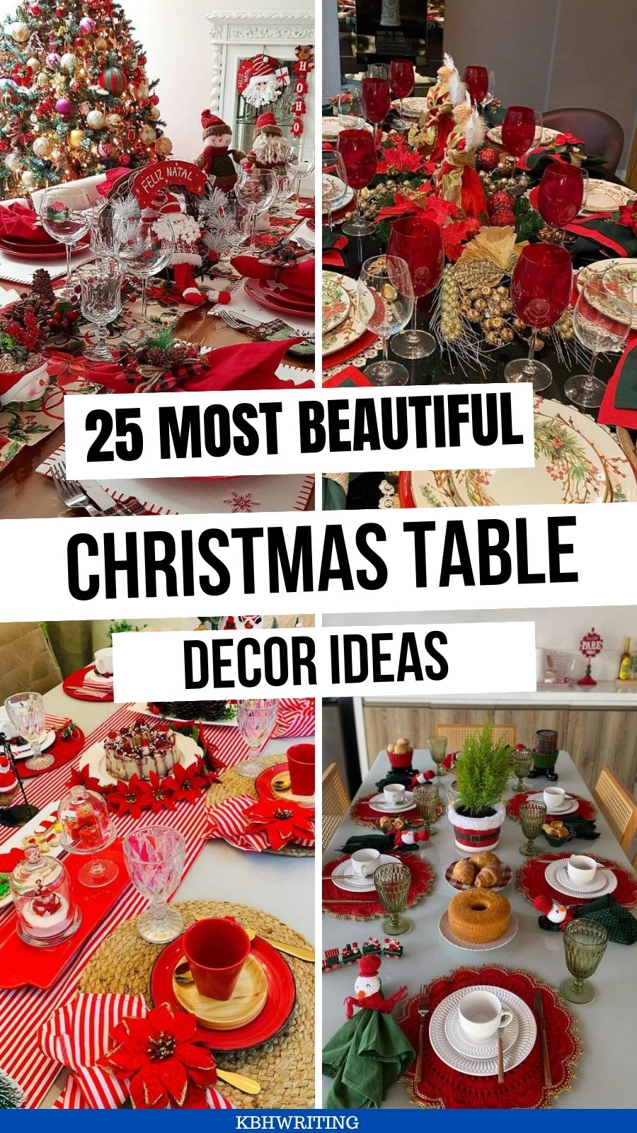 20 Majestic Christmas Table Decorations For 2023