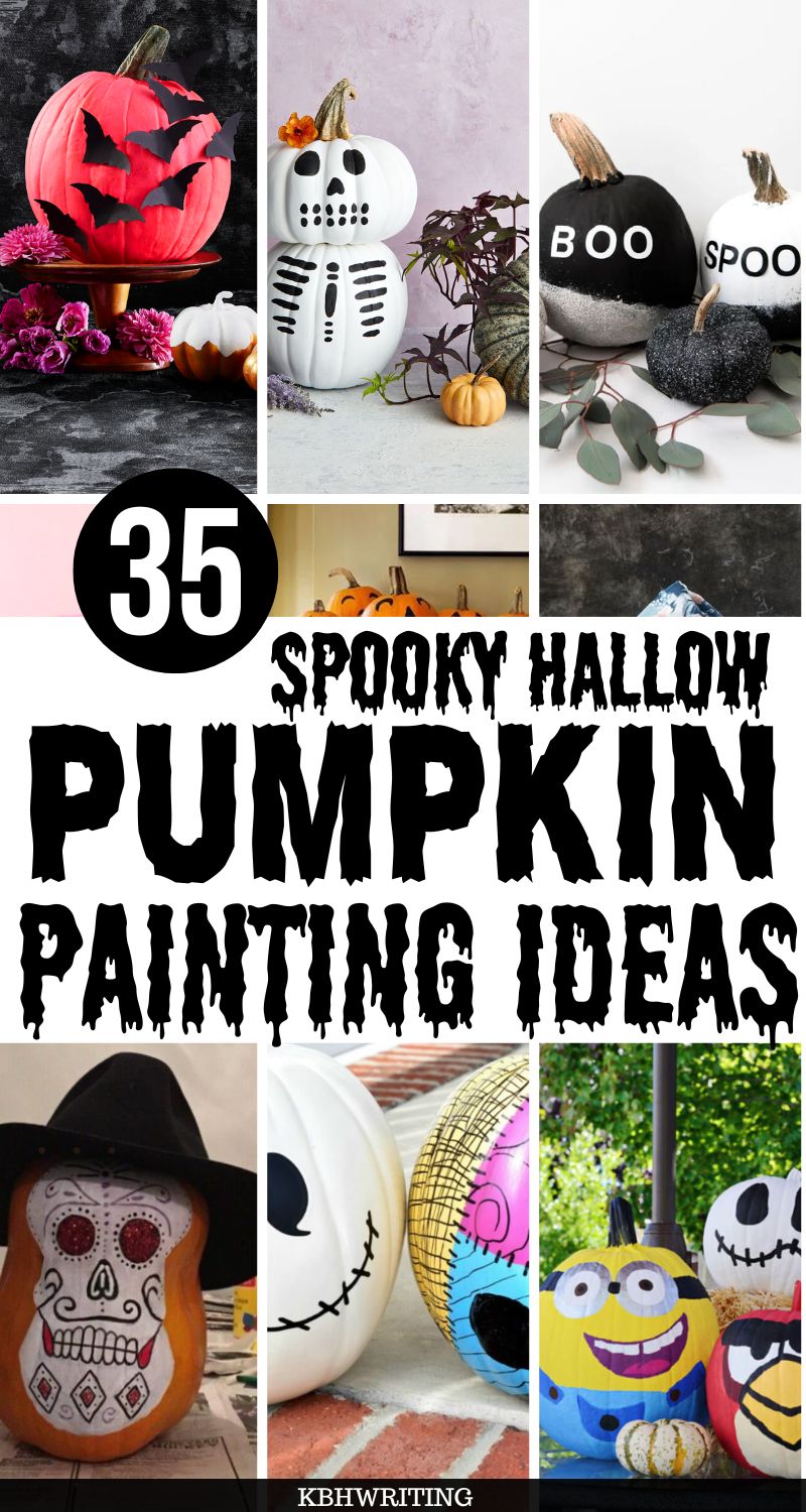 Spooky Pumpkin Painting Ideas