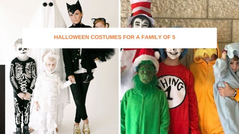 Family Halloween Costumes For Family of 5