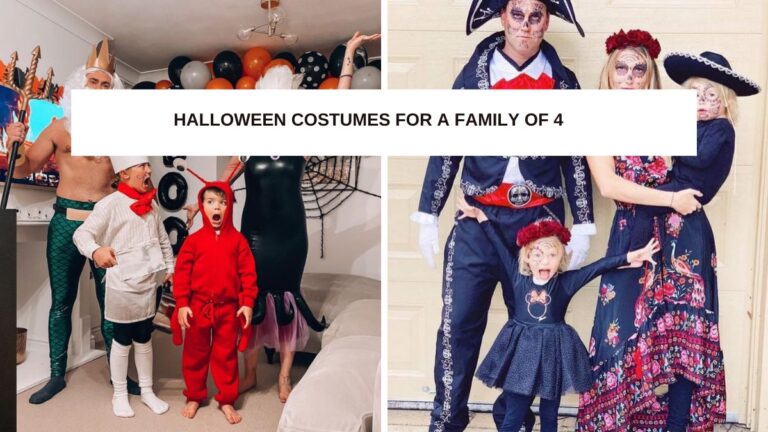 Spooky Halloween Costumes for a Family of 4