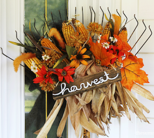 Harvest Rake wreath