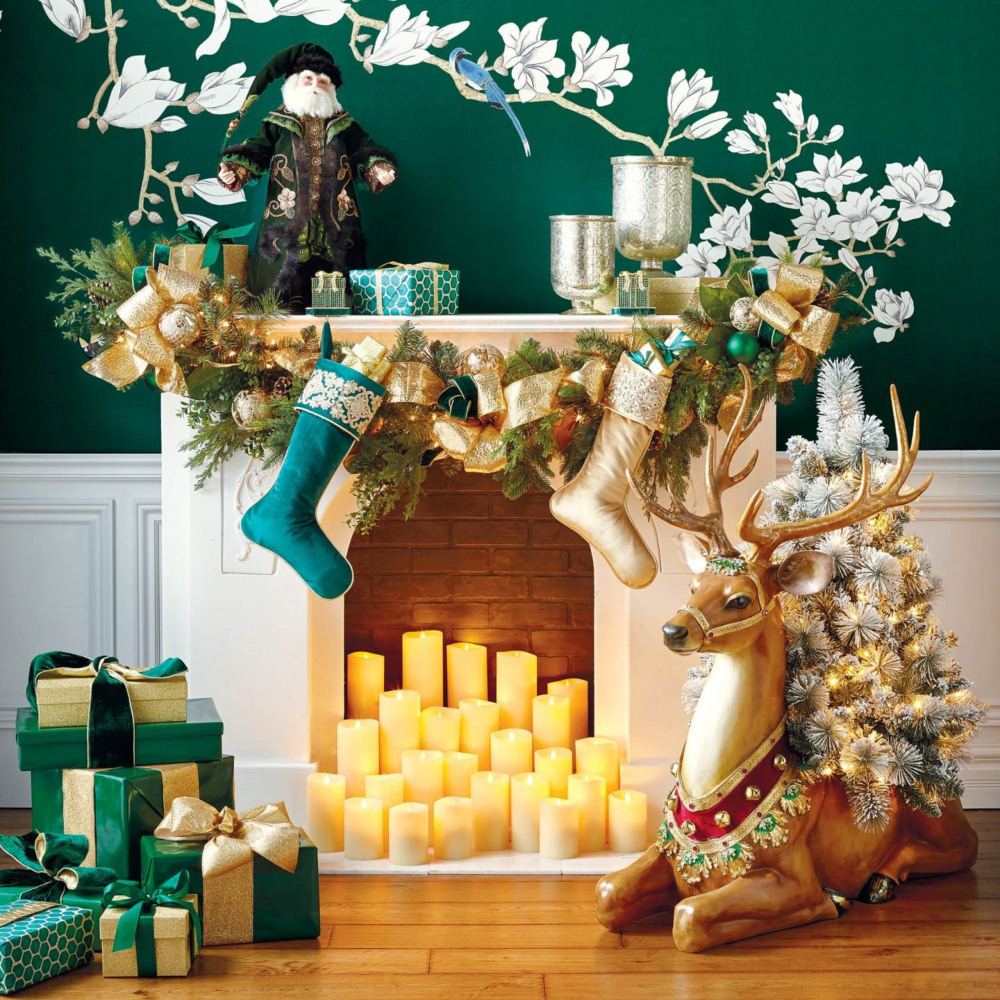 25 Cute Green & Gold Christmas Decor Ideas