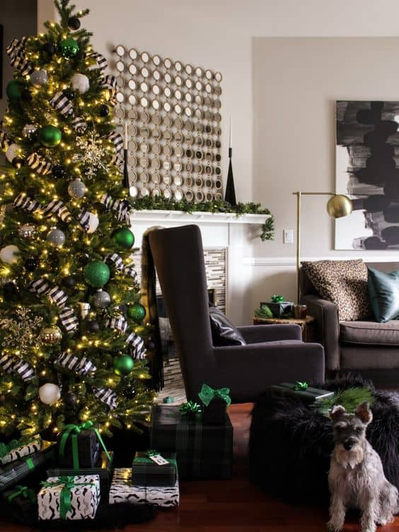 25 Cute Green & Gold Christmas Decor Ideas