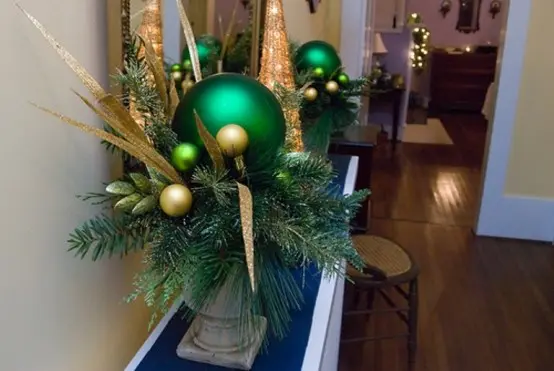 25 Cute Green & Gold Christmas Decor Ideas