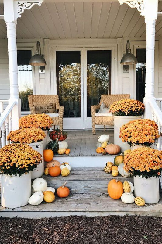 60 Thanksgiving Front Porch Décor Ideas