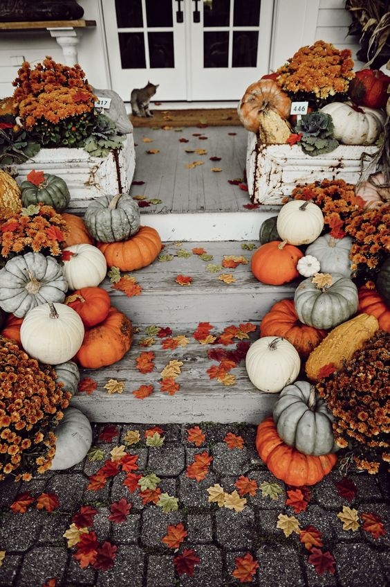 60 Thanksgiving Front Porch Décor Ideas