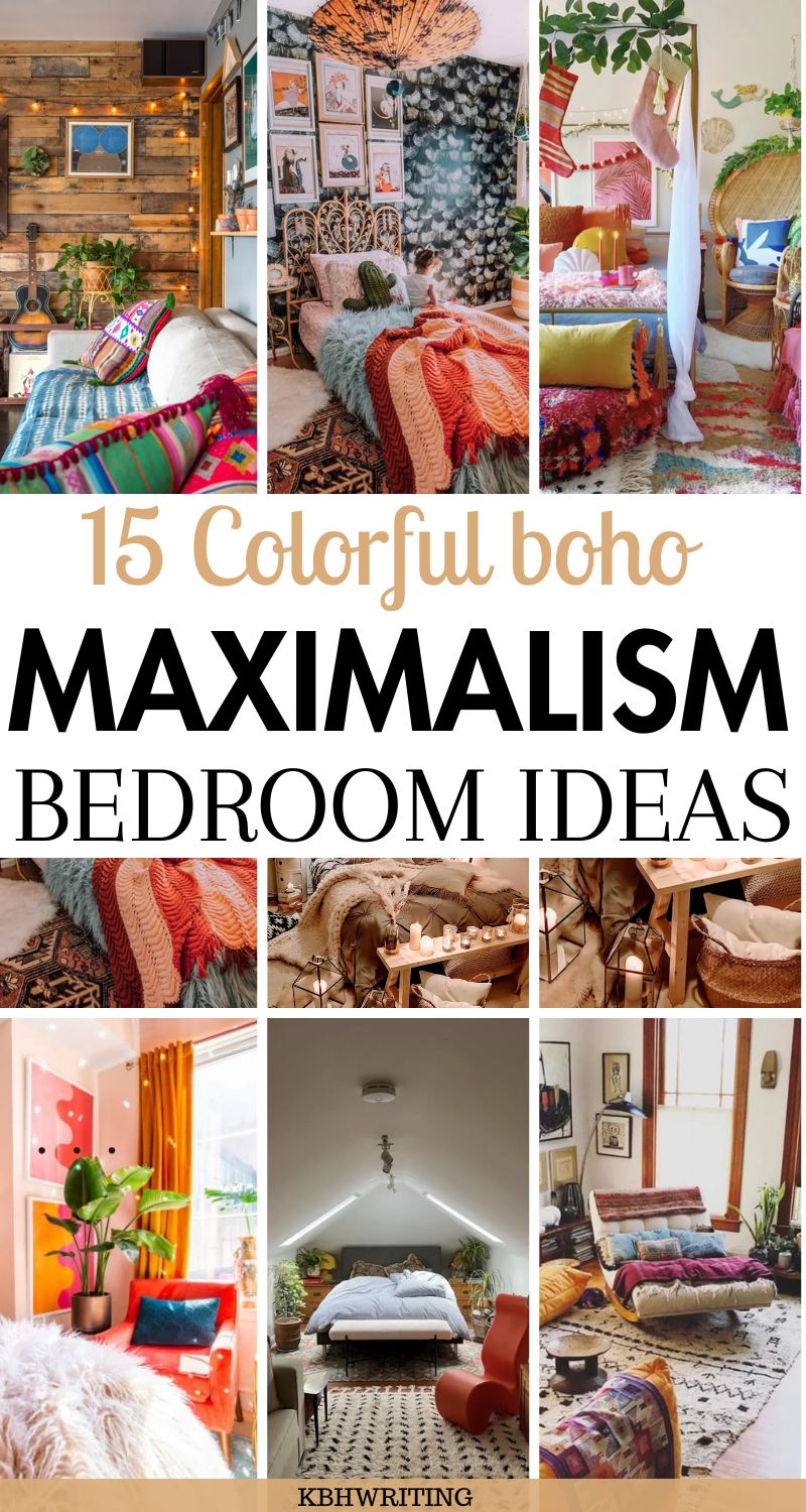 Boho Maximalism Bedroom Ideas