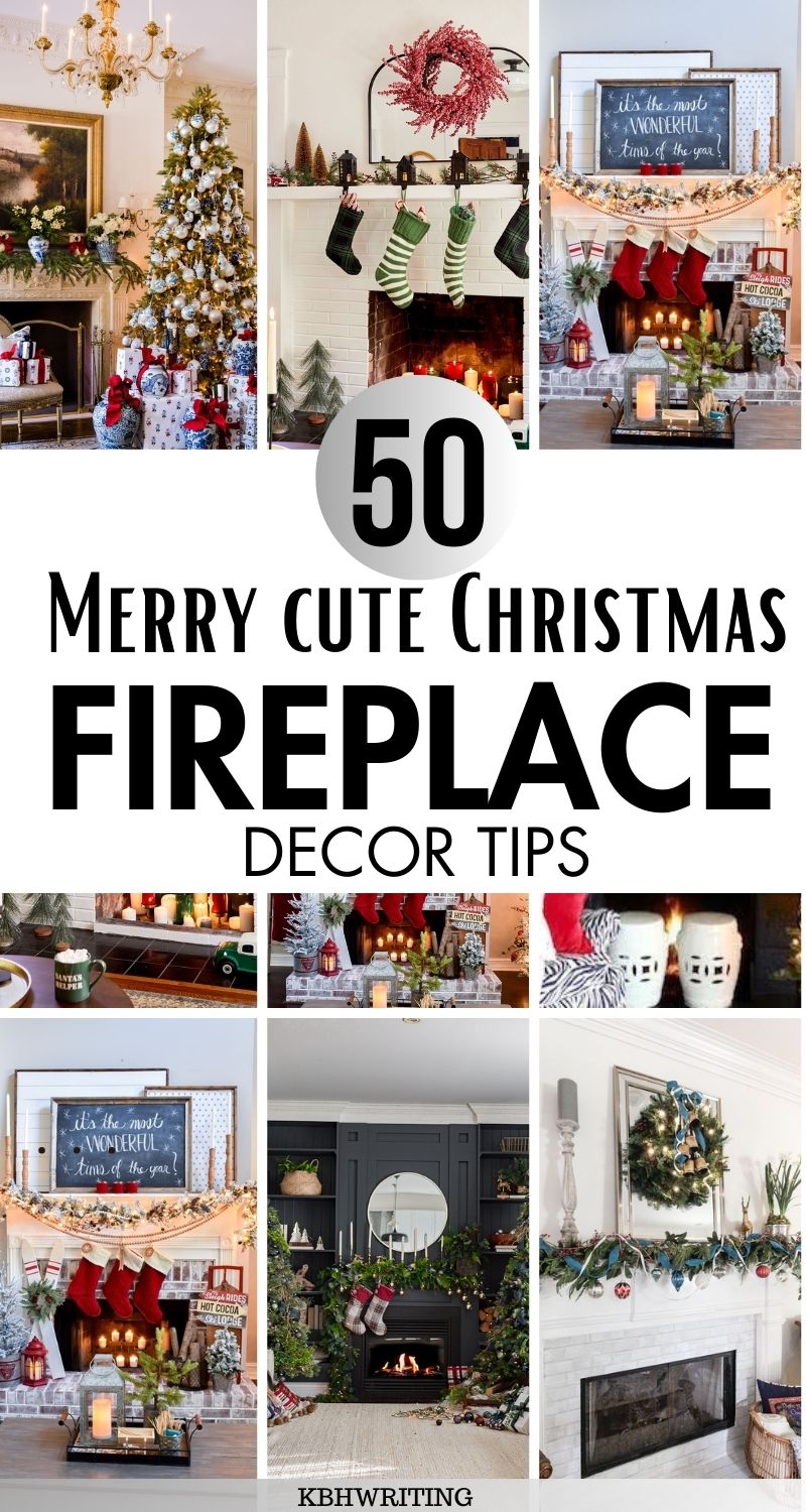 Christmas Mantel Fireplace Decor