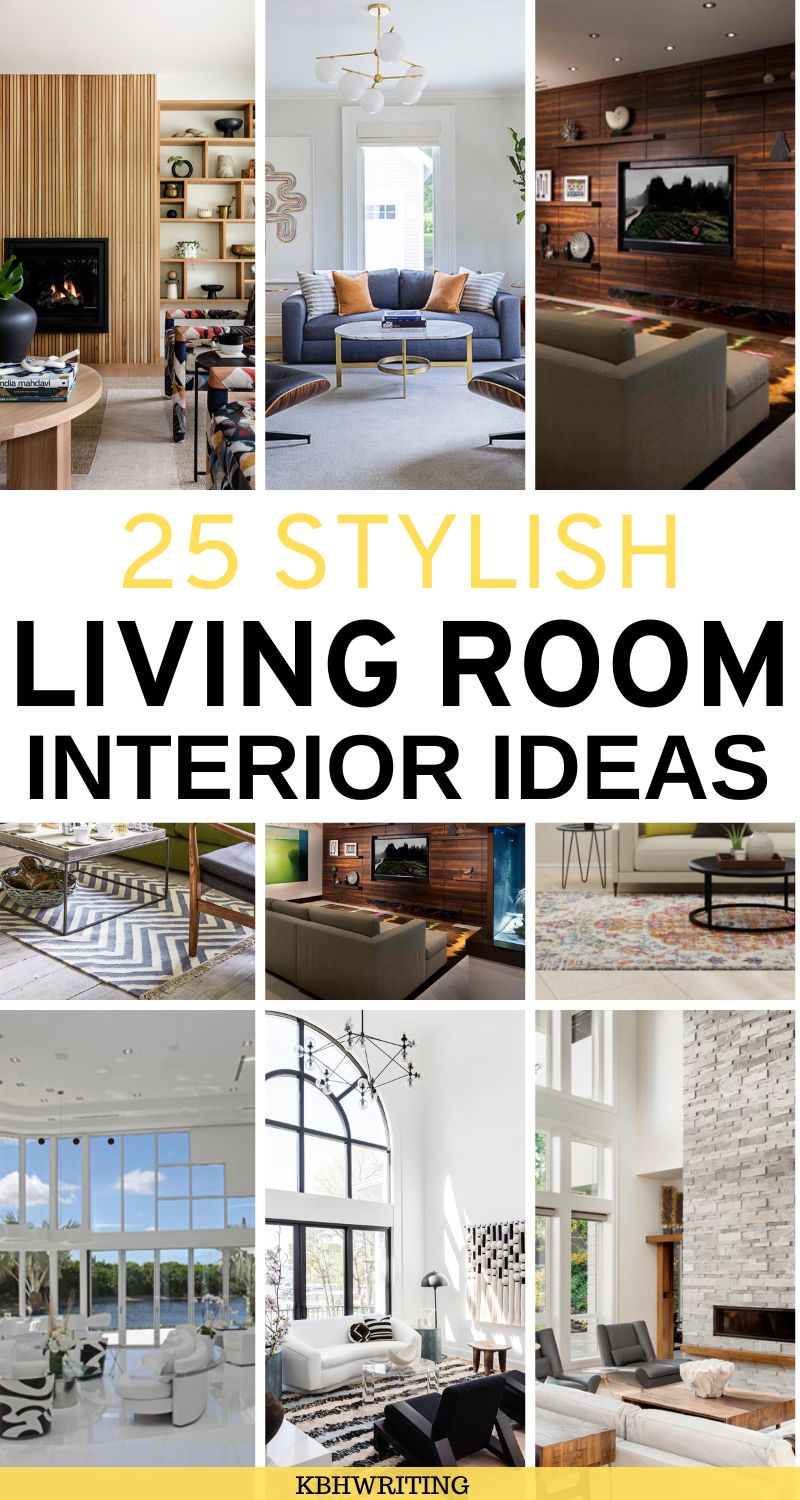 25 Trendy Living Room Interior Design Ideas