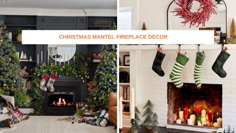 Christmas Mantel Fireplace Decor