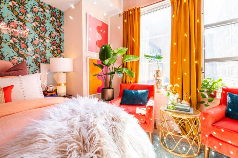 15 Cute Boho Maximalism Bedroom Ideas