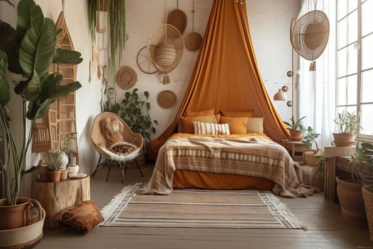 15 Cute Boho Maximalism Bedroom Ideas