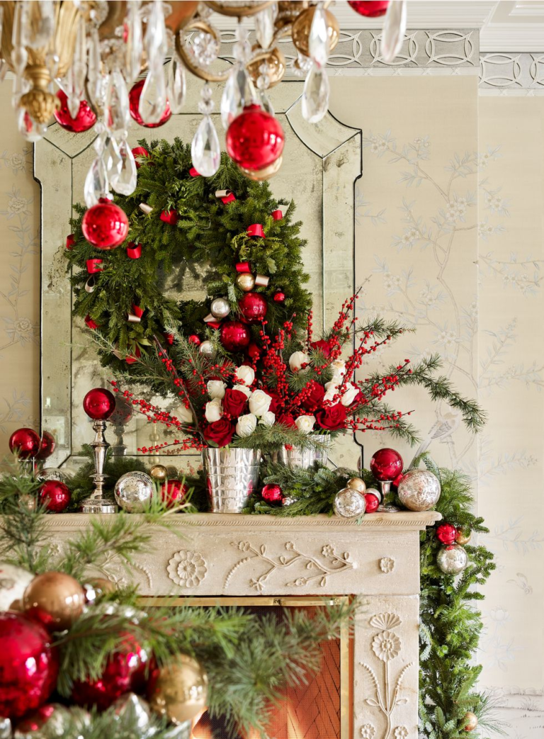 40 Winter Fireplace Decor Ideas