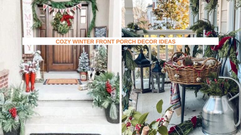 Cozy Winter Front Porch Decor Ideas