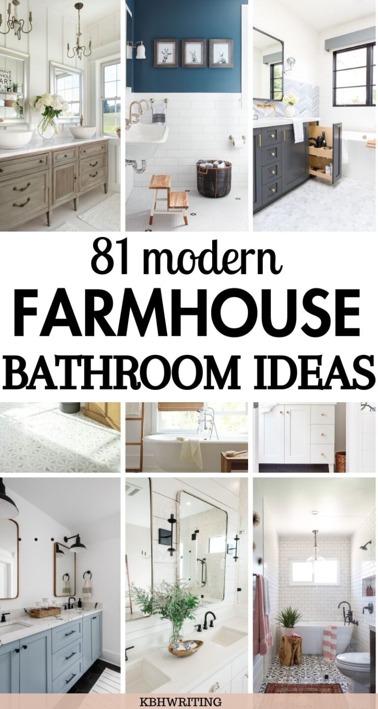 80 Timeless Farmhouse Bathroom Decor Ideas