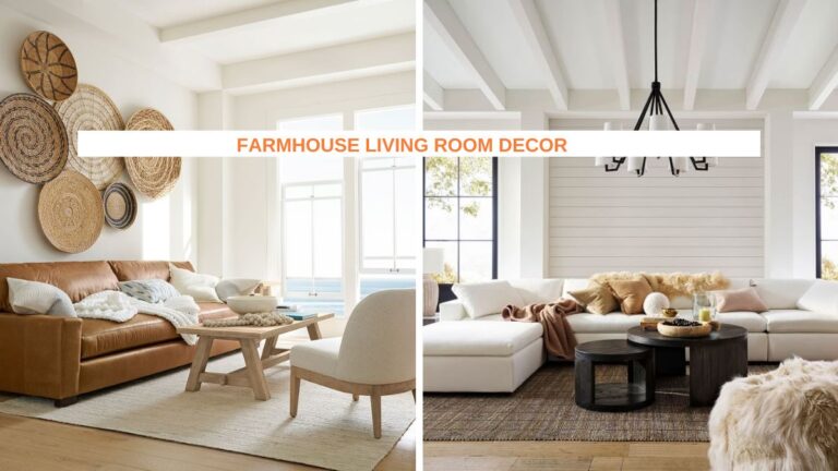 100+ Best Farmhouse Living Room Decor Ideas