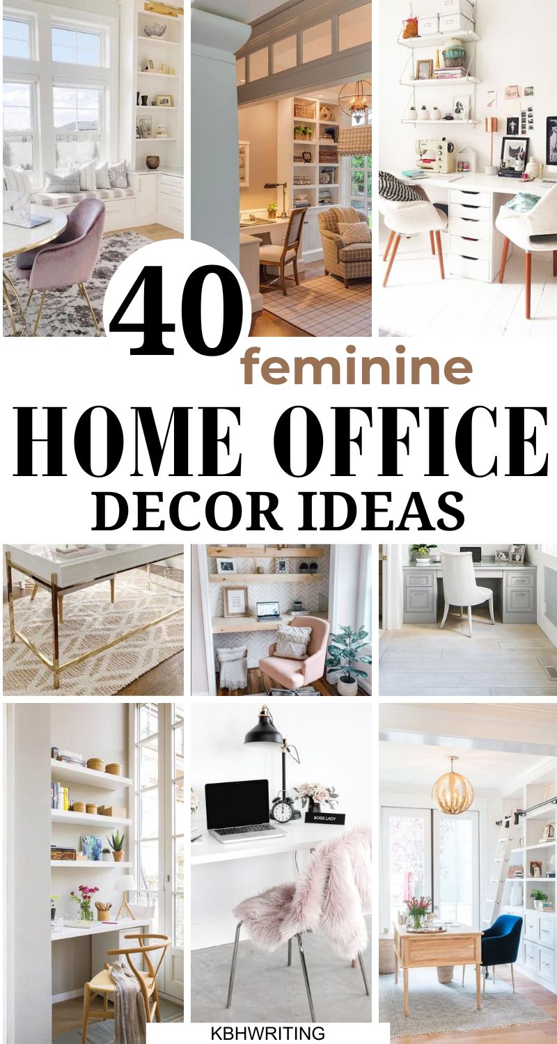 Feminine Small Home Office Ideas