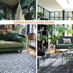 20 Natural Green Boho Living Room Ideas