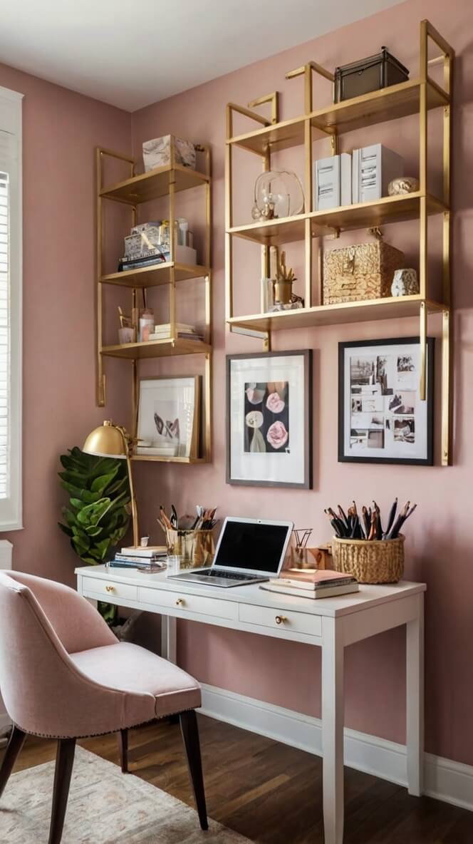 40 Feminine Small Home Office Ideas For Women