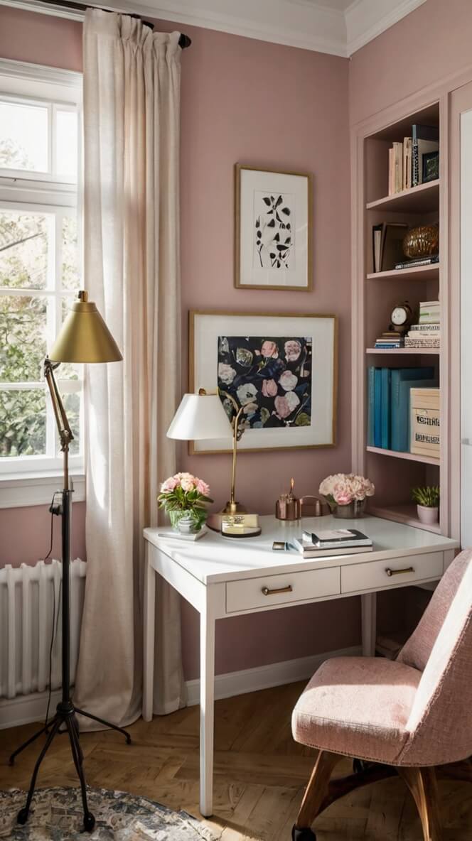 40 Feminine Small Home Office Ideas For Women