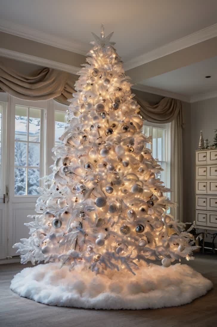 30 Cutest White Christmas Tree Ideas